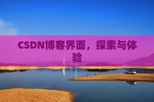 CSDN博客界面，探索与体验