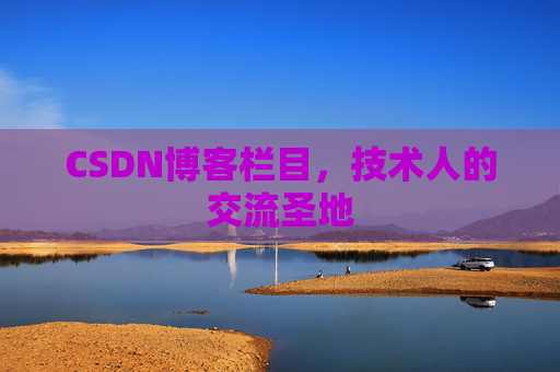 CSDN博客栏目，技术人的交流圣地